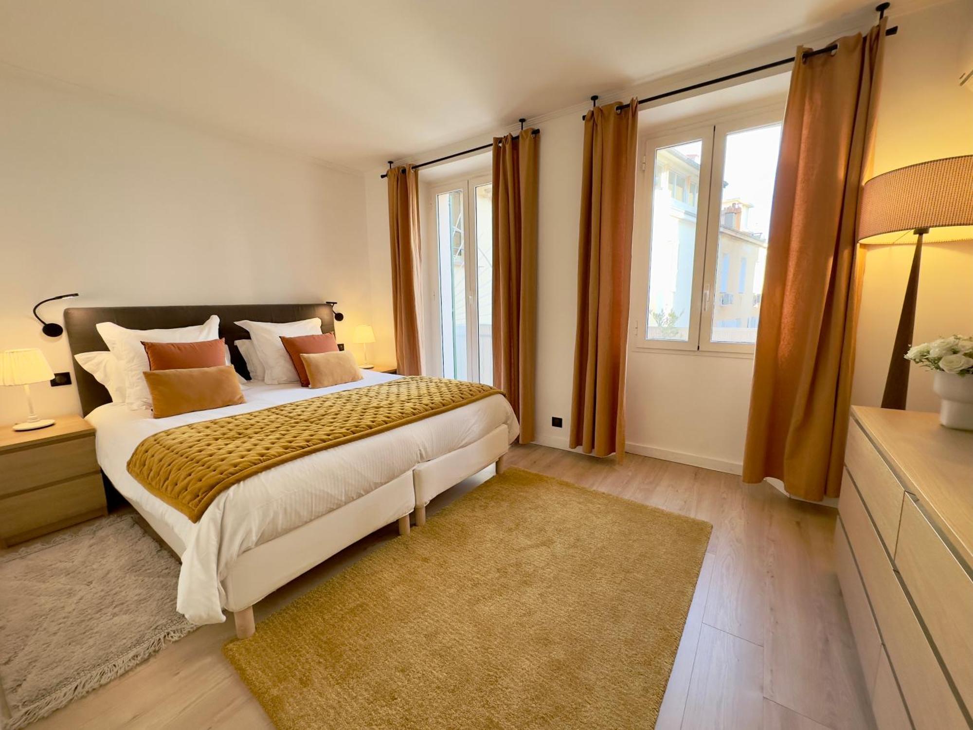 Luxueux 3 Pieces 80M2 - 2Ch - 2 Sdb - 1Mn Beach Croisette Кан Екстериор снимка