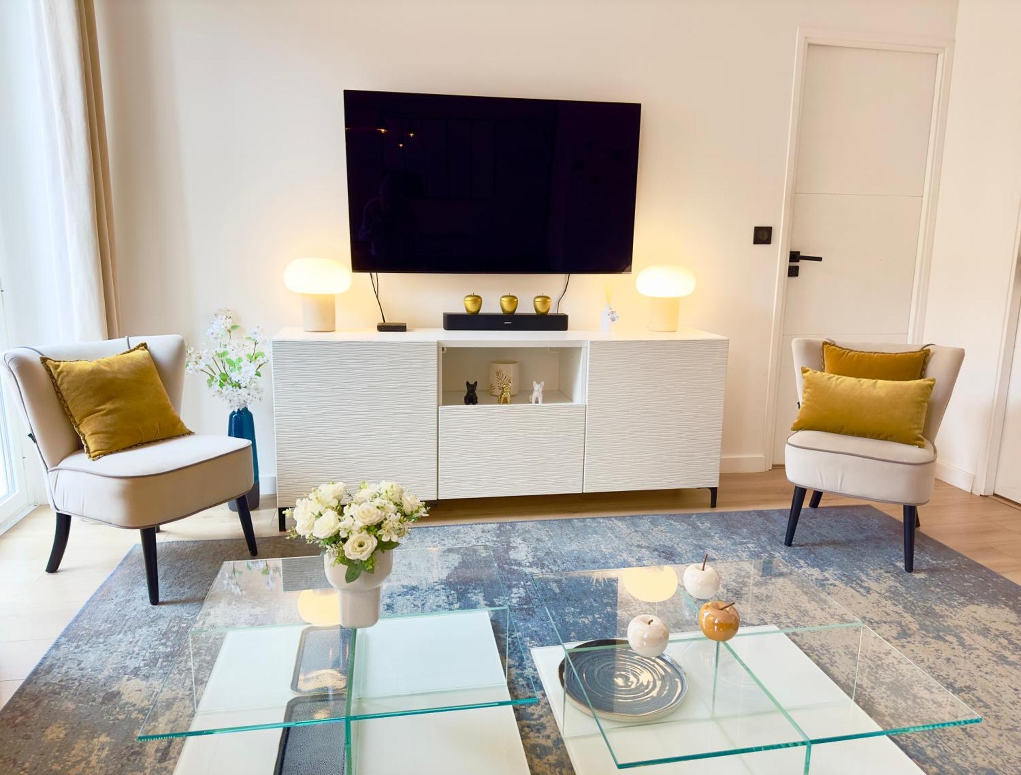 Luxueux 3 Pieces 80M2 - 2Ch - 2 Sdb - 1Mn Beach Croisette Кан Екстериор снимка