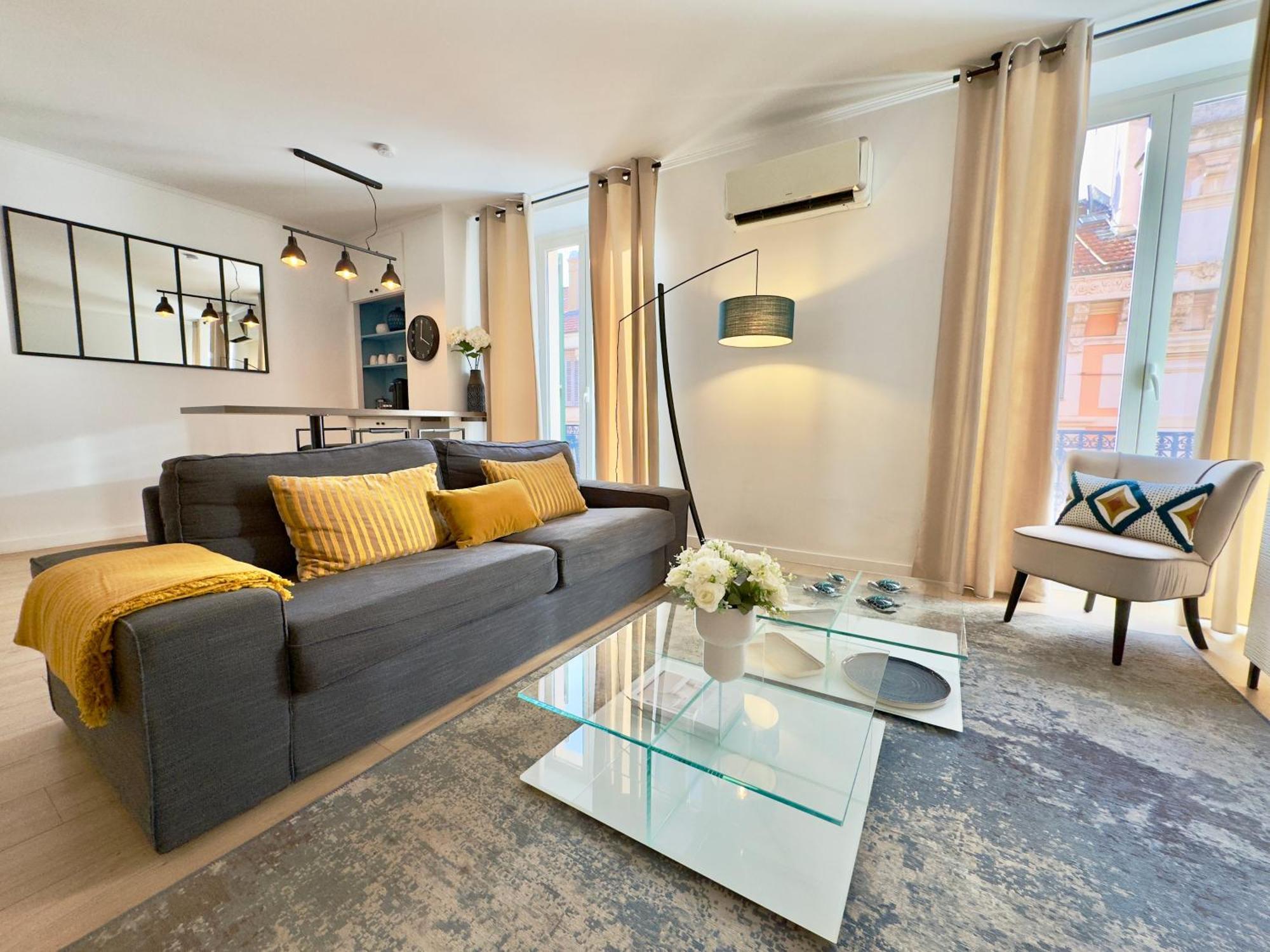 Luxueux 3 Pieces 80M2 - 2Ch - 2 Sdb - 1Mn Beach Croisette Кан Екстериор снимка